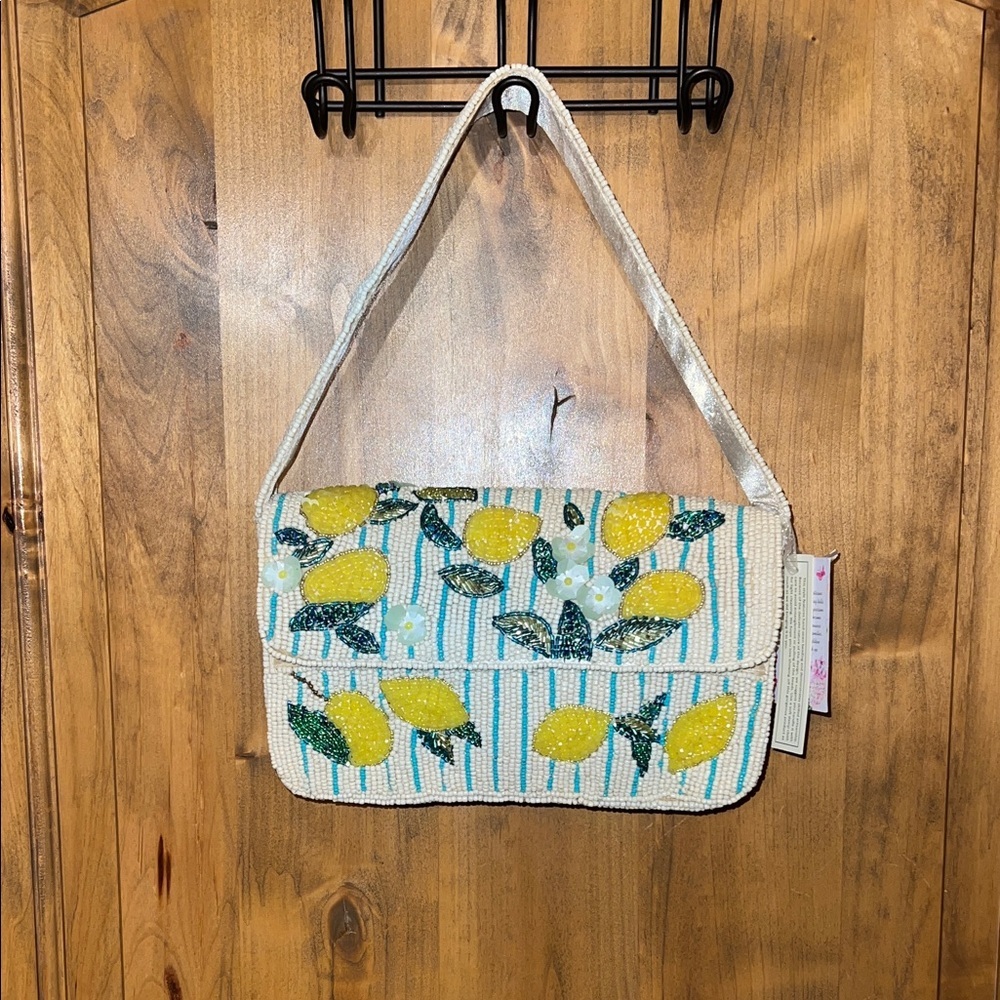 Made In India | Lemon Beaded Bag 🍋